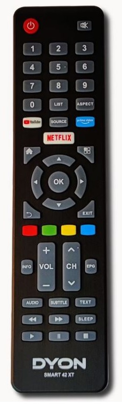 Afstandsbediening Dyon smart 42XT 43xt v2