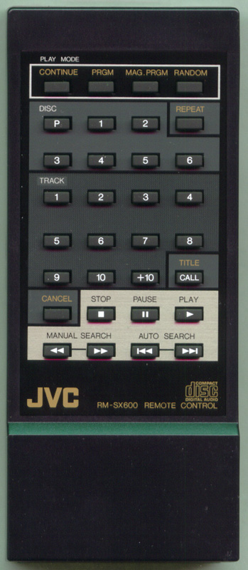 Afstandsbediening Jvc Rm Sx600 For Xlm 701
