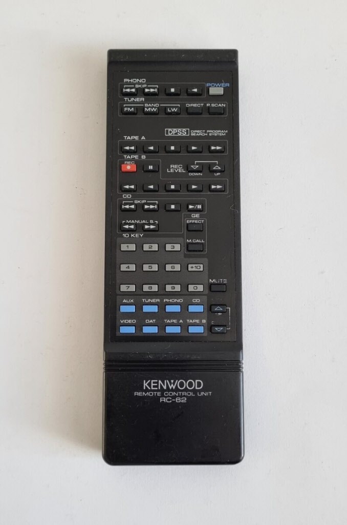 Afstandsbediening Kenwood rc-62 | Kenwood rc-62 | 6949509945068