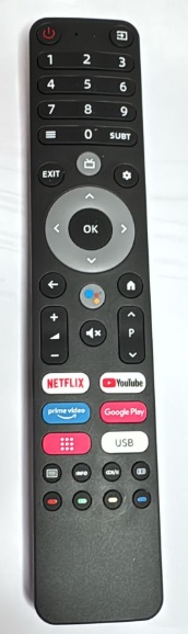 Telecomando Vocale VINABTY Per TV OK. QLED – Sostituto Per Modelli OTV 55/43/50AU-5023C